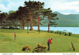 Golf , Sport * CP * Golfing In Ireland * Irland Link Links Golfer Golfeur - Golf