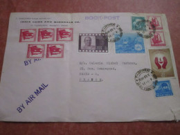Enveloppe Au Départ De BOMBAY à Destination De La FRANCE - Briefe U. Dokumente