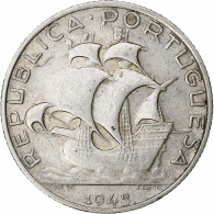 Monnaie, Portugal, 2-1/2 Escudos, 1943, TTB+, Argent, KM:580 - Portugal