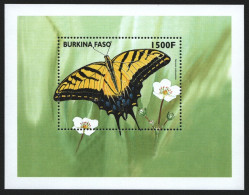 Burkina Faso 1998 - Mi-Nr. Block 183 ** - MNH - Schmetterlinge / Butterflies - Burkina Faso (1984-...)