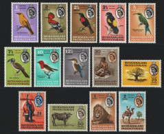 Betschuanaland 1961 - Mi-Nr. 155-168 ** - MNH - Vögel / Birds (I) - 1885-1964 Protectorado De Bechuanaland