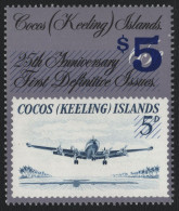 Kokos-Inseln 1990 - Mi-Nr. 236 ** - MNH - Flugzeuge / Airplanes (I) - Isole Cocos (Keeling)