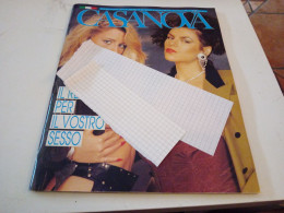 RIVISTA SEX  CASANOVA- EDIZIONE ITALIANA- ANNO IV- MENSILE NUMERO 38- DICEMBRE 1990 - Salute E Bellezza