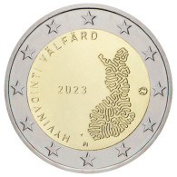 Finlandia 2 Euros 2023 Commemorative Servicios Sociales Y Sanitarios Km New Sc Unc - Finlande