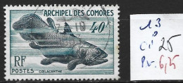 COMORES FRANCAISES 13 Oblitéré Côte 25 € - Used Stamps