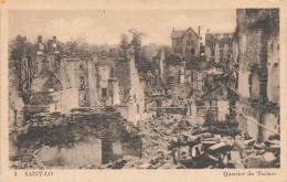 St Lo * Le Quartier Du Théâtre * Bombardement Ww2 - Saint Lo