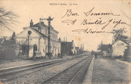 CPA 36 REUILLY / LA GARE / TRAIN - Other & Unclassified