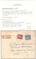 TP 847A-848A Poortman + TP S/4 L Recommandées Obl. Zwartberg 1951-64-66-67 > Hasselt-BXL - Briefe U. Dokumente