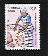 TIMBRE OBLITERE DU BURKINA AVEC CACHET POSTAL DE 1987 N° MICHEL 1126 - Burkina Faso (1984-...)