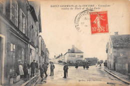 CPA 61 SAINT GERMAIN DE LA COUDRE / CARREFOUR ROUTES DU THEIL ET DE LA FERTE - Autres & Non Classés