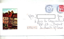 Pap Luquet Cachet Chalon Sur Saone Illustré Maison - PAP : Bijwerking /Luquet