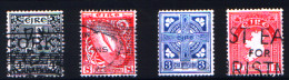 IRLANDA - 1922-1940 - Araldica E Mappa - Usato - Used Stamps