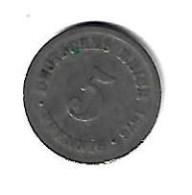 *empire 5 Pfennig 1876 B Km 3  Fr+ - 5 Pfennig