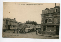 80 POIX Le Petit Marché Au Beurre Sur La Place Anim - écrite En 1921 Depuis Poix - Edit Sueur Tabacs No 5    D01 2022 - Poix-de-Picardie