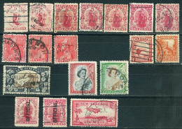 Nouvelle Zélande Lot Timbres Oblitérés Entre 1909 & 1957 (dont N° 197) + Poste Aérienne Et Service Oblitérations à Voir - Verzamelingen & Reeksen