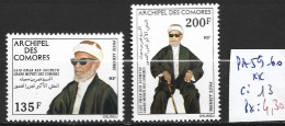 COMORES FRANCAISES PA 59-60 ** Côte 13 € - Luchtpost