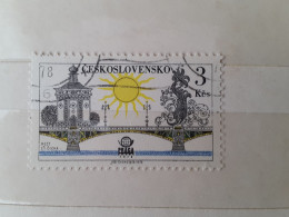 1978	Czechoslovakia 	Bridge   (F74) - Used Stamps