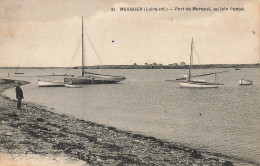 Mesquer Quimiac * Port De Merquel , Au Loin Penbé * Bateaux De Pêche Villageois - Mesquer Quimiac