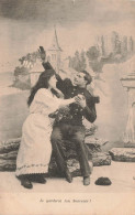 COUPLES - Je Garderai Ton Souvenir - Carte Postale Ancienne - Paare