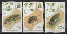 TRISTAN DA CUNHA - N°511/3 ** (1993) Insectes - Tristan Da Cunha