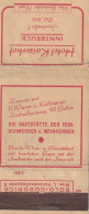 BOITES D'ALLUMETTES 973 : Allemagne : Hotel Kaiser Hof Innsbruck - Boites D'allumettes - Etiquettes