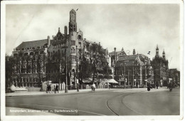 Esperanto-Karte, Amsterdam, American Hotel Mit Stadschouwburg, Gelaufen 1936 - Esperanto