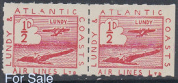 #31 Great Britain Lundy Island Puffin Stamp 1939 Red L.A.C.A.L.Cat #19(f) Broken A Retirment Sale Price Slashed! - Local Issues