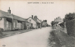 [-5%] FRANCE - Saint Amand - Avenue De La Gare - Carte Postale Ancienne - Saint Amand Longpre