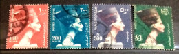 Egypt 1953 /57, Set Of Queen Nefertiti Head Statue, VF - Used Stamps