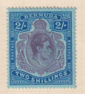 BERMUDA  - 1938-53 George VI Definitive Wmk Mult Script CA 2s (SG116a) Hinged Mint - Bermudes