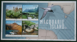 Macquarie Island Bird Seal 2010 Mi Bl 5 Used Gebruikt Oblitere Australia Australien Australian Antarctic Territory AAT - Usados