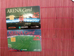 Football 2 Arenacards Netherlands Used Rare - Otros & Sin Clasificación