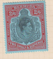 BERMUDA  - 1938-53 George VI Definitive Wmk Mult Script CA 2s6d (SG117c) Hinged Mint - Bermuda