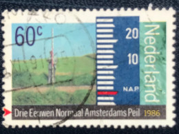 Nederland - C1/12 - 1986 - (°)used - Michel 1286 - 300j Normaal Amsterdams Peil - Used Stamps