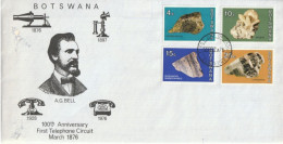 Botswana - 1975 (1974) - 100th Anniversary Of Telephone Circuit Minerals, Precious And Semiprecious Stones - Botswana (1966-...)