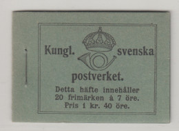 Sweden Booklet 1918 - Facit 9 R MNH ** - 1904-50