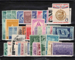 USA Postgave Zegels Uit De Jaren 1940/59 Zeer Mooi - Unused Stamps