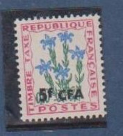 REUNION        N°  YVERT  TAXE 49  NEUF AVEC CHARNIERES      ( CHARN   01/ 17 ) - Timbres-taxe