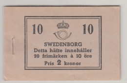 Sweden Booklet 1938 - Facit 33 CC R MNH ** - 1904-50