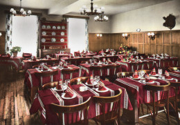 MONTMORT, HOTEL DU CHEVAL BLANC, UNE SALLE DU RESTAURANT COULEUR   REF 13415 CHE - Hotels & Restaurants