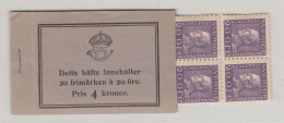 Sweden Booklet 1921 - Facit 16 O MNH ** - 1904-50