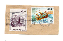 MONACO- 1992 - Ritaglio - Veduta E Caravella - Usato - Usados