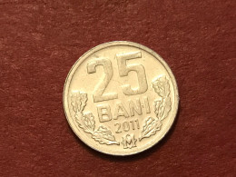 Münze Münzen Umlaufmünze Moldawien 25 Bani 2011 - Moldavië