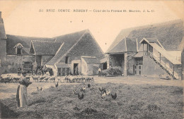 CPA 77 BRIE COMTE ROBERT / COUR DE LA FERME SAINT MARTIN - Brie Comte Robert