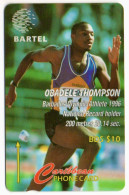 Barbados - Obadele Thompson - 125CBDB (Large Font) - Barbados (Barbuda)