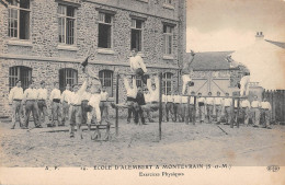 CPA 77 ECOLE D'ALEMBERT A MONTEVRAIN / EXERCICES PHYSIQUES - Other & Unclassified