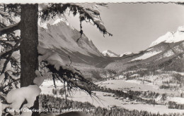 E759) LEUTASCH - Blick Auf OBERLEUTASCH Und Gaistal - Verschneite Ansicht S/W ALT - Leutasch