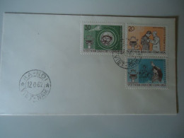 VIETNAM   COVER  HANOI 1962 ANNIVERSARIES   SPACE - Sonstige & Ohne Zuordnung