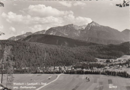 E772) WEIDACH LEUTASCH I. Tirol Geg. Reitherspitze - Straße Häuser Felder ALT ! - Leutasch