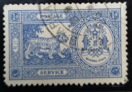 Bhopal 1940 SG 0334 1/4a Tiger ° Gebraucht - Altri - Asia